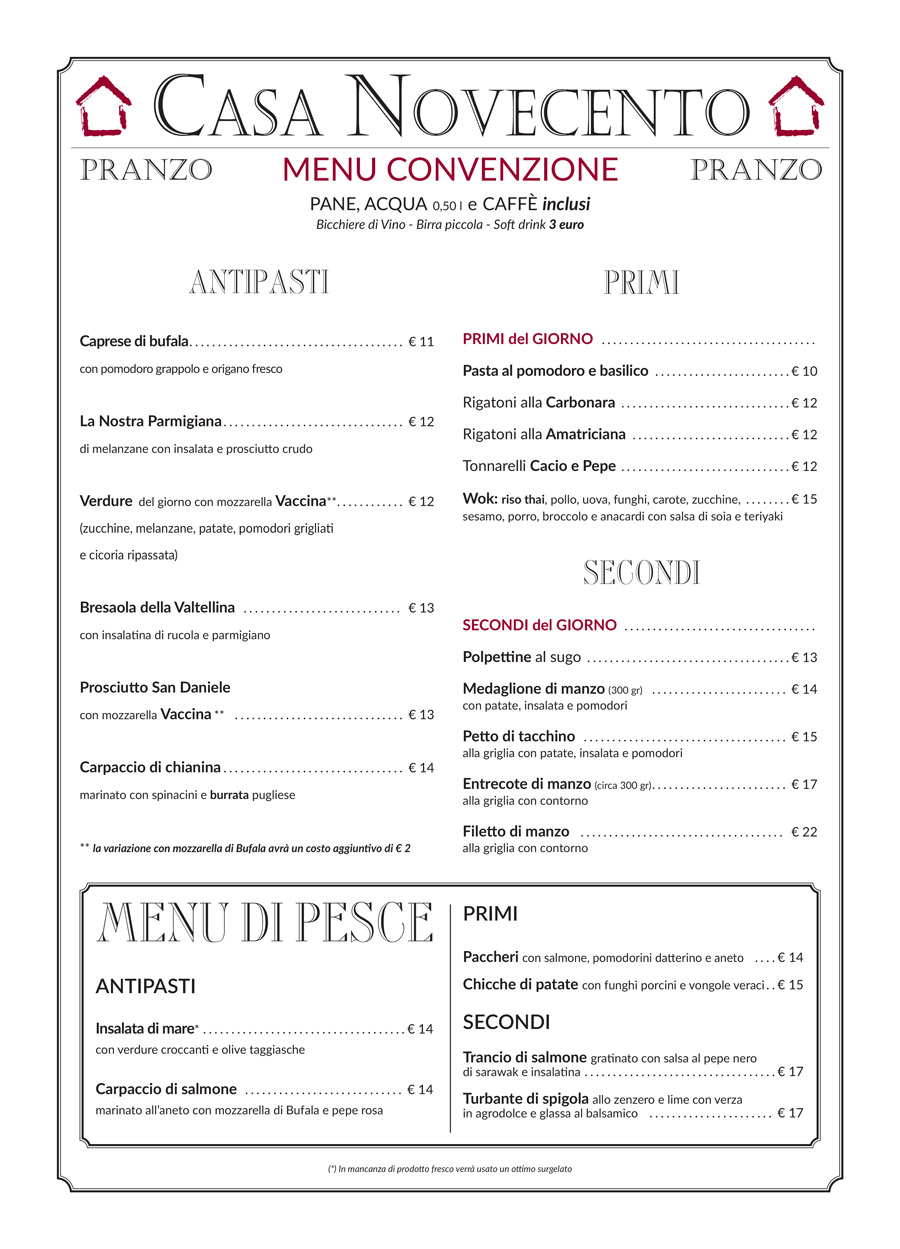 pagina 1 menu
